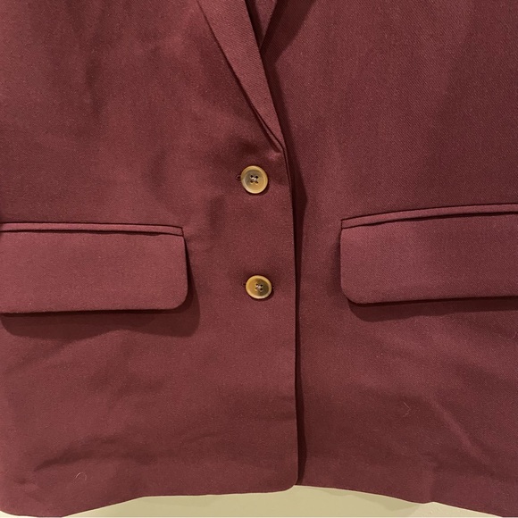 NWT burgundy blazer - Picture 6 of 14